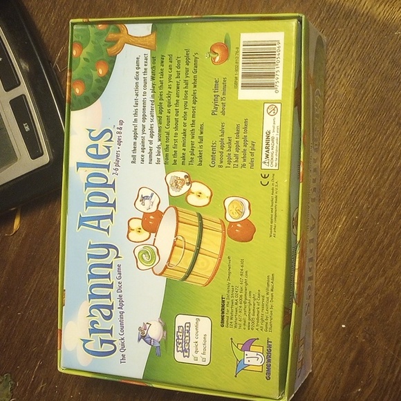 Grabby apples counting dice game - Picture 2 of 2